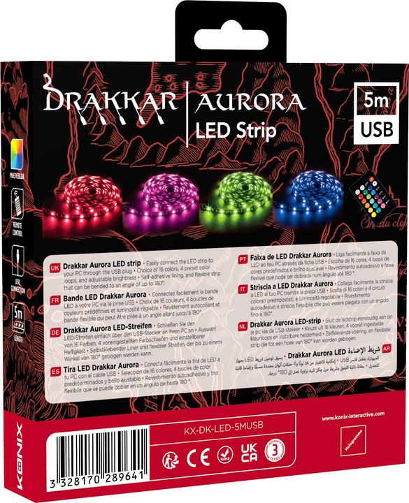Produktbild Konix Drakkar Aurora 5m LED Strip (500 cm, Indoor)