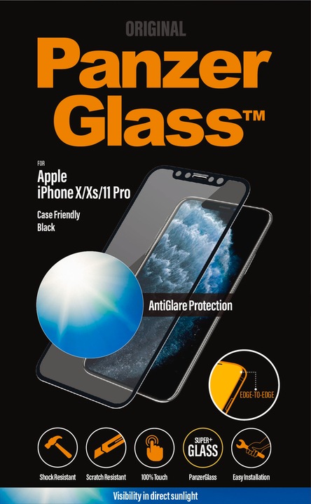 Actual product image PanzerGlass Case Friendly (1 Piece, Apple iPhone 11 Pro)