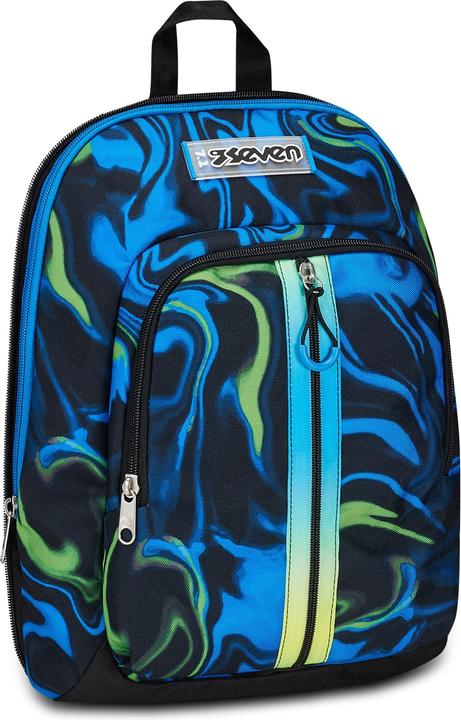 Actual product image Seven Adavanced Detach School Backpack Black Blue (35 l)