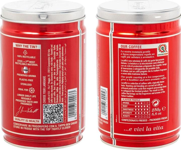 Image du produit Lucaffe Classic (Torréfaction moyenne, 250 g)
