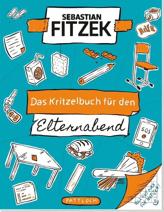 Immagine prodotto Das Kritzelbuch für den Elternabend (Tedesco, Jörn 'Stolli' Stollmann, Sebastian Fitzek, 2024)