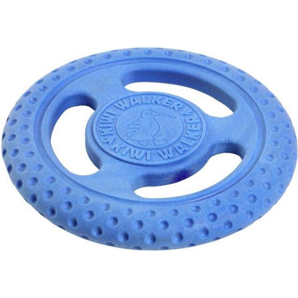 Kiwi Walker Dog Disc Frisbee Blau, S, Ø 17 cm (Frisbee), Hundespielzeug