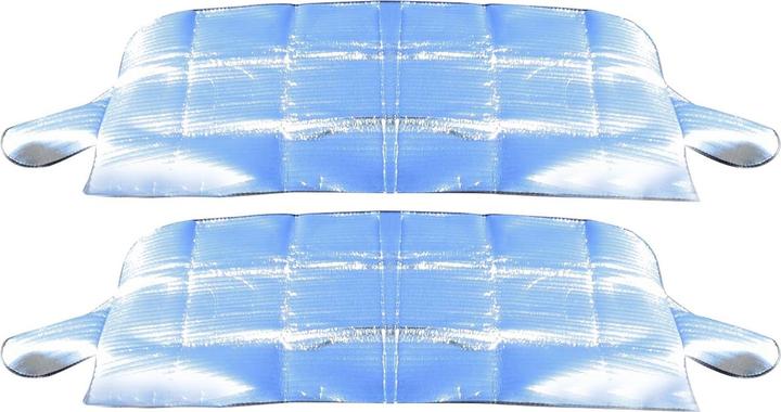 Filmer Set of 2 sun and cold protection screens for windscreens, 150 x H 97 cm