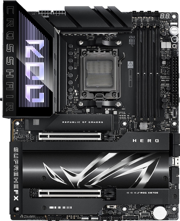ASUS Rog Crosshair X870e Hero (AM5, AMD X870E, ATX)