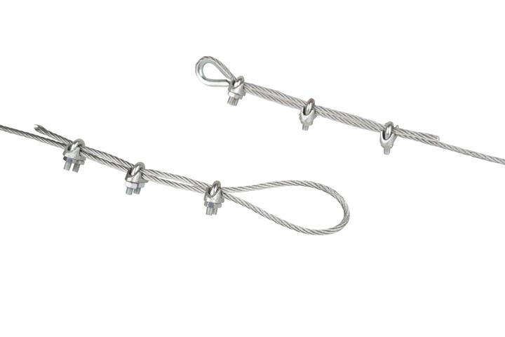 Image du produit Mamutec Câble métallique galvanisé 4 mm 15 m 6x7+FE (15 m)