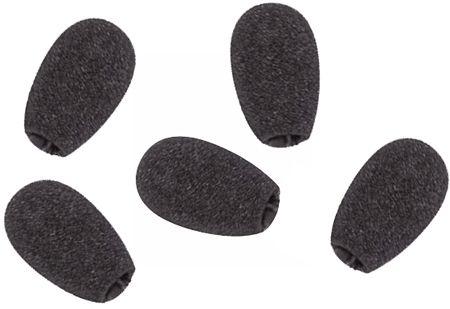 Productafbeelding NoName Lot de 5 Bonnettes Microfoon Dacomex voor Casque (Noir) (Schuim)