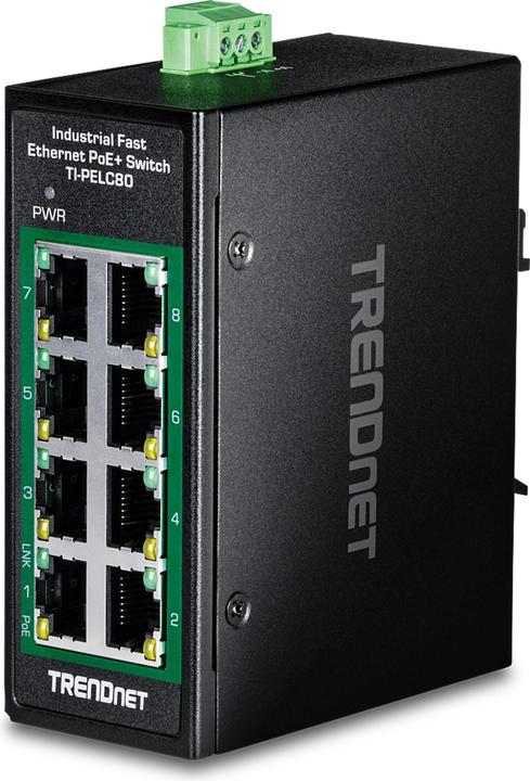 8-Port Industrial Fast Etherne