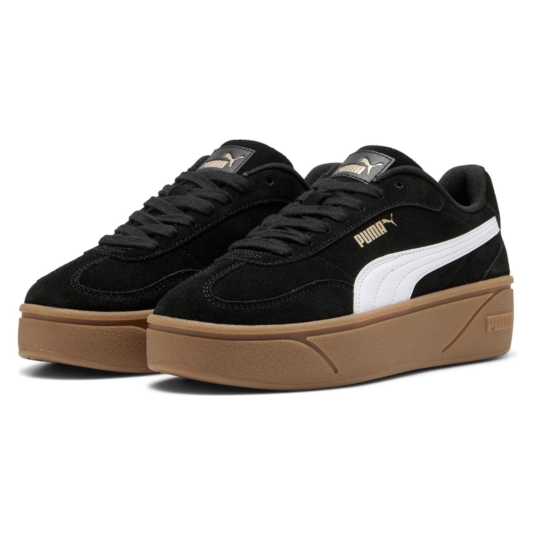 Puma, Vrouwen, Sneakers, Club Ii Era Platform Sd Wns, Wit, Zwart, (37.5)