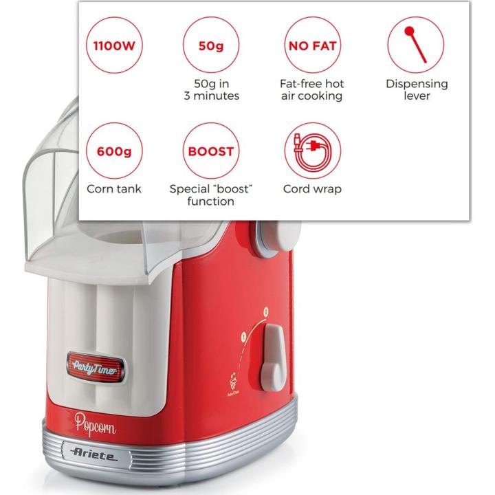 Produktbild Ariete 2958 Popcorn-Maschine Party Time