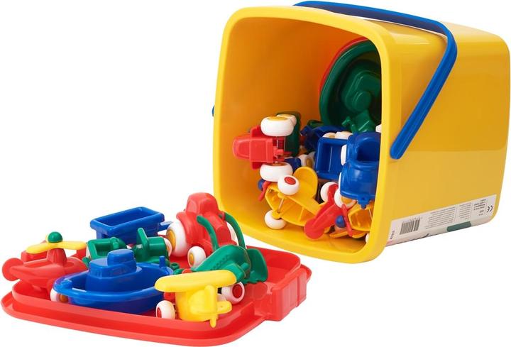 Produktbild Viking Toys Bucket set with vehicles 30 pcs. (045-41111)