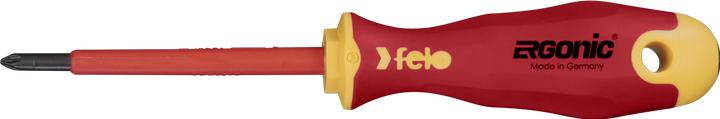 Actual product image Felo Ergonic PZ1 x 80mm insulated Phillips screwdriver (FL41510290)