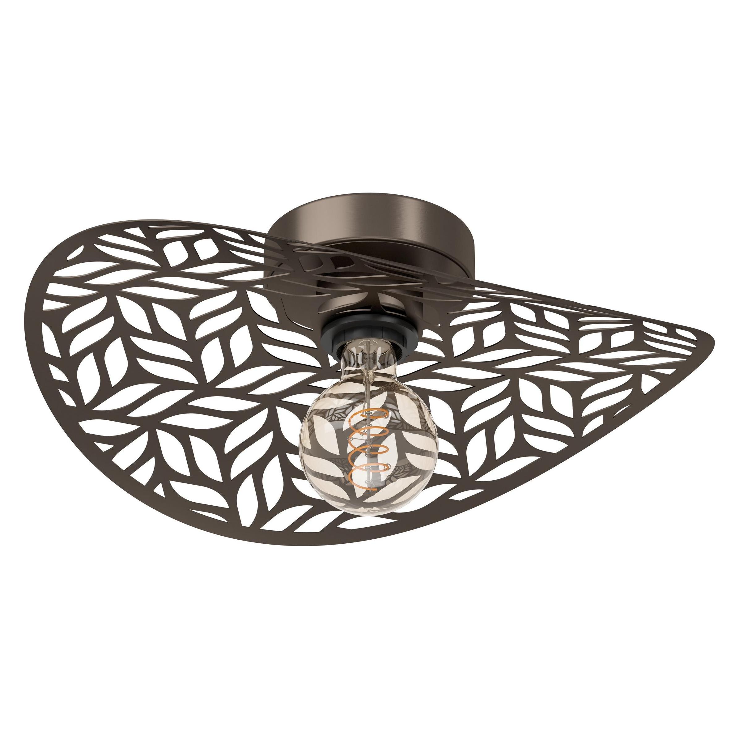 Eglo Led Deckenleuchte "Swaby Deckenlampe - Stahl - E27 - 1X60W - IP20" E27 1 Stk. Wohzimmerlampe, Esszimmerlampe, Flur, Schlafzimmer, H12, 5 X Ø40