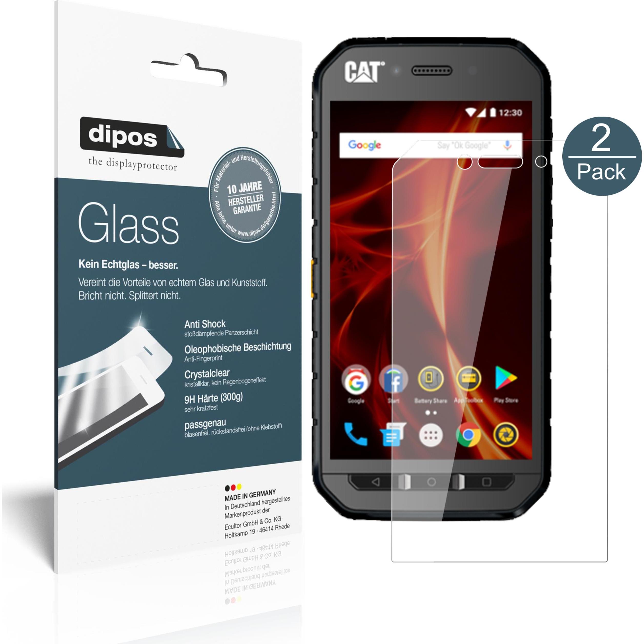 Dipos Displayschutz Anti-Shock (1 Stück, CAT S41), Smartphone Schutzfolie, Transparent