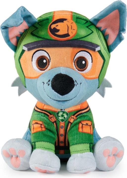 Immagine prodotto Spin Master Paw Patrol - Peluche Basic della Giungla 20 cm - Rocky (20 cm)