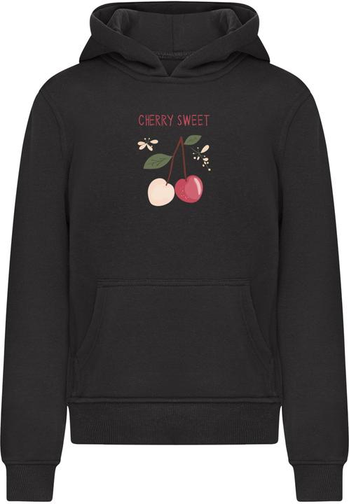 Actual product image Merchcode Kids Cherry Sweet - Basic Hoody - 185243 (122, 128)