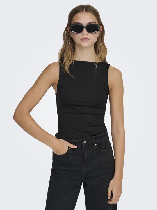 Actual product image Only Plain top without sleeves (M)