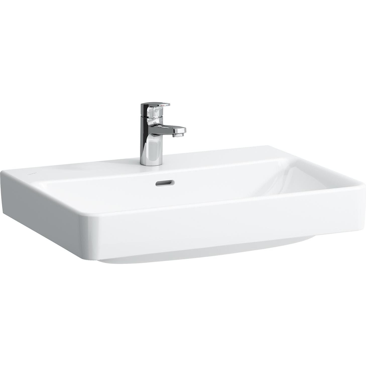 Laufen, Waschbecken, PRO S Aufsatzwaschtisch, 1 Hahnloch, ohne Überlauf, 650x465mm, H816964 (660 mm, 180 mm)