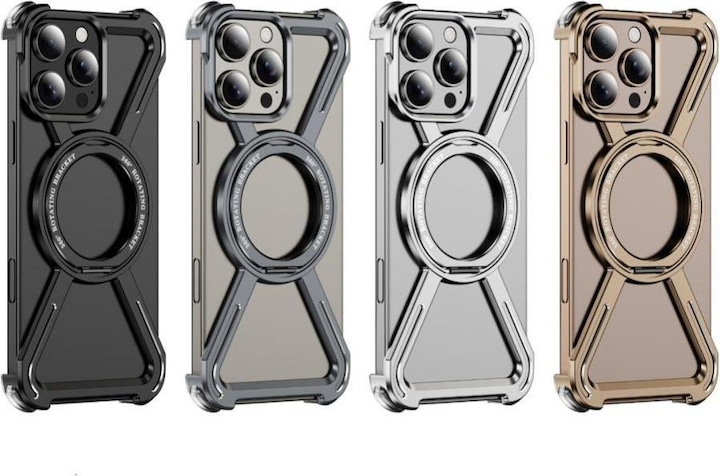 Produktbild OEM Back panel cover Case TITANIUM Escort for IPHONE 15 PRO MAX black (Apple iPhone 15 Pro Max)