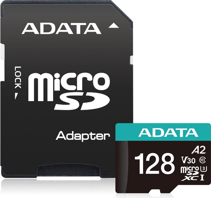 Produktbild Adata Premier Pro Inkl. Adapter (128 GB, microSDHC, U3, UHS-I)