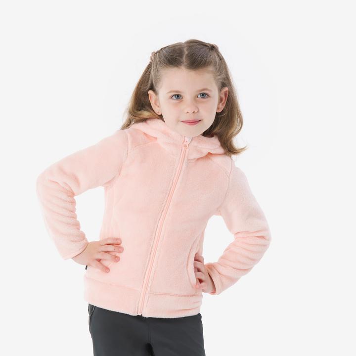 Produktbild Quechua Fleecejacke Kleinkinder Gr. 92–116 warm Wandern - NH500 Zip hellrosa (122)
