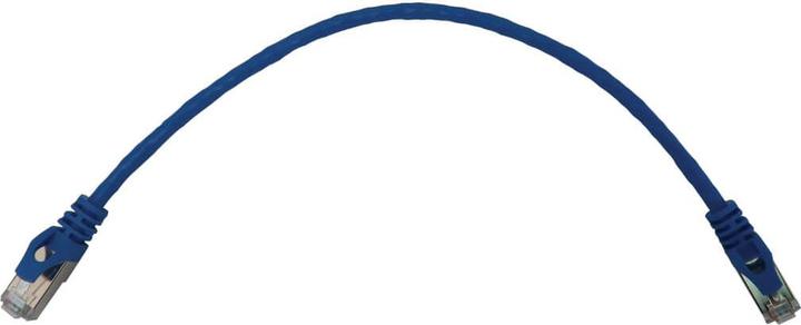 Produktbild Eaton Cat6a 10G Snagless Shielded Slim STP Ethernet Cable RJ45m/M PoE Blue 1 ft. 0.3m (S/UTP, CAT6a, 0.30 m)