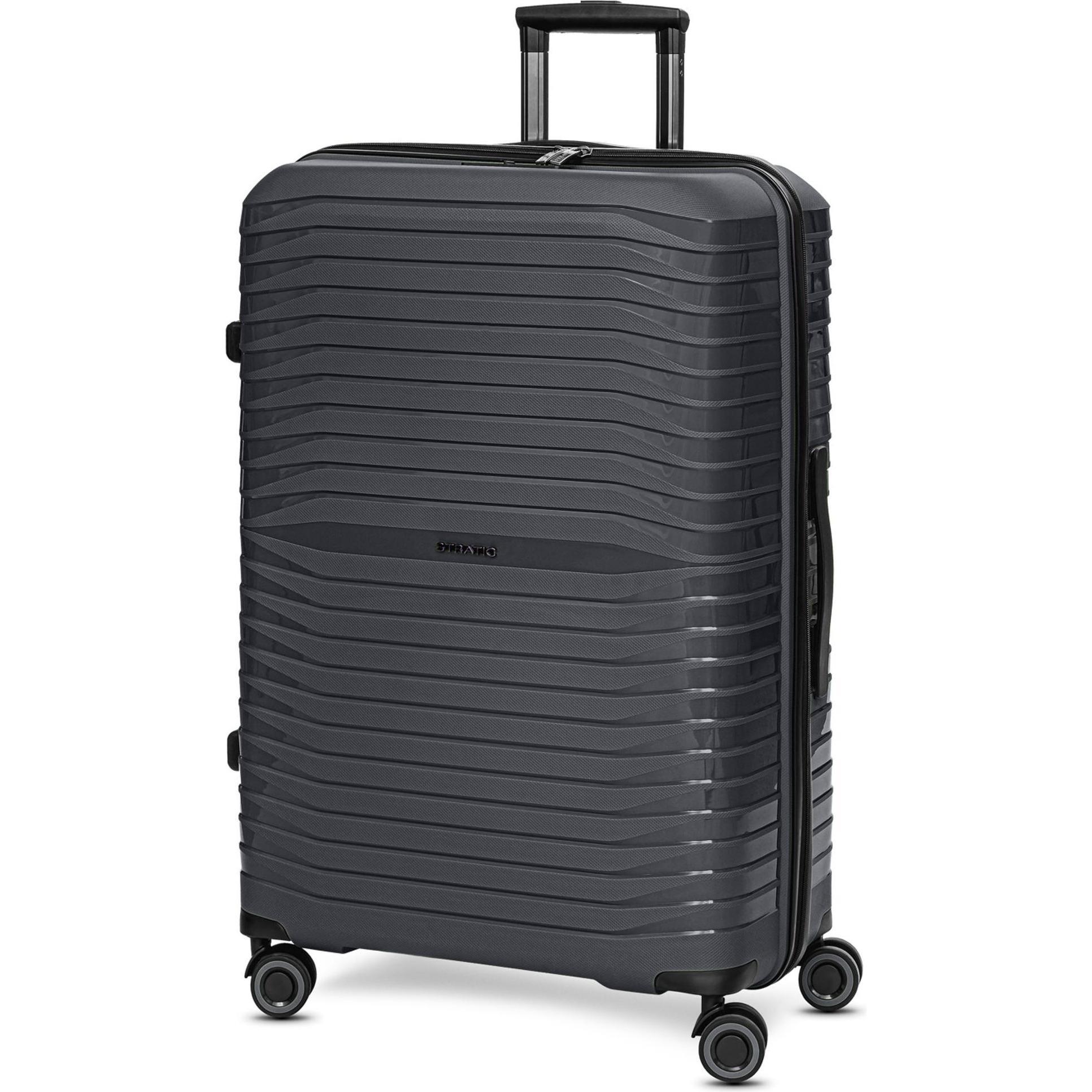 Thumbnail - Stratic, Koffer, Shine 4 Rollen Trolley 76 cm, Schwarz, (90 l, XL (ab 115l))
