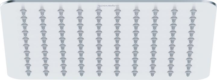 Actual product image Duravit Overhead shower 1 jet, 200, angular chrome (1 Beam types, 26 l/min)