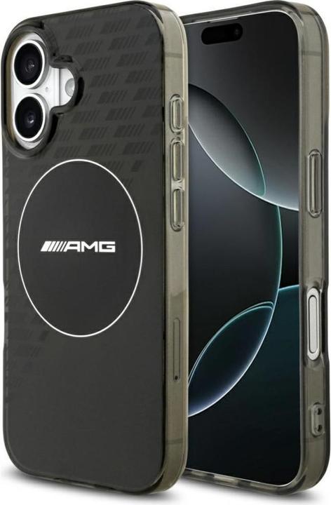 Image du produit Mercedes AMG Double Layer Transparent Smocked MagSafe Case for iPhone 17 Black (Apple iPhone 17)