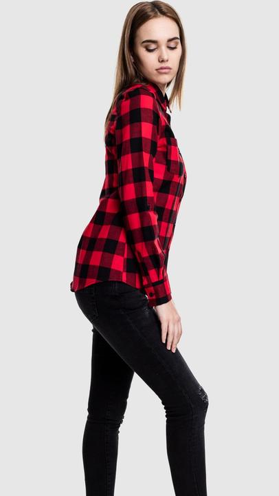 Produktbild Urban Classics Ladies Turnup Checked Flanell Shirt (S)
