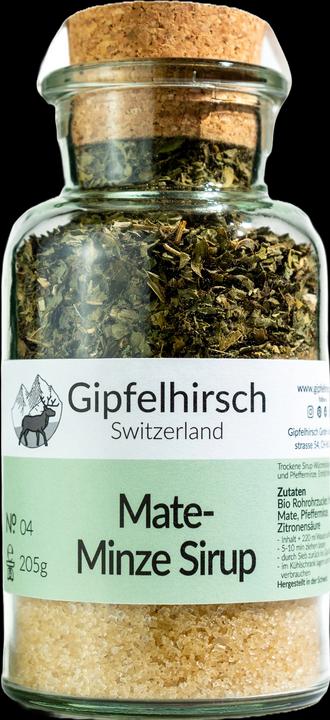 Immagine prodotto Gipfelhirsch Mate Minze Sirup (205 g)