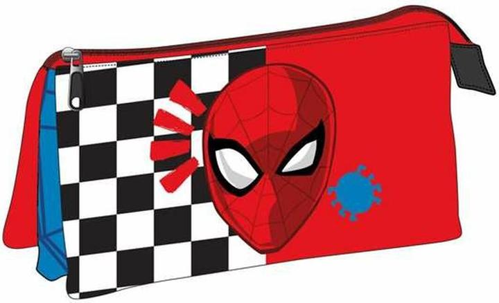 Produktbild Spiderman Federmäppchen 3 Fächer, rot