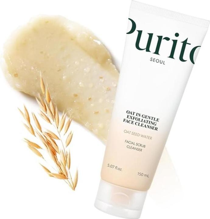 Actual product image Purito Oat Exfoliating Polish Cleanser - Hydrating Daily Face Wash (Cleansing scrub, 150 ml)