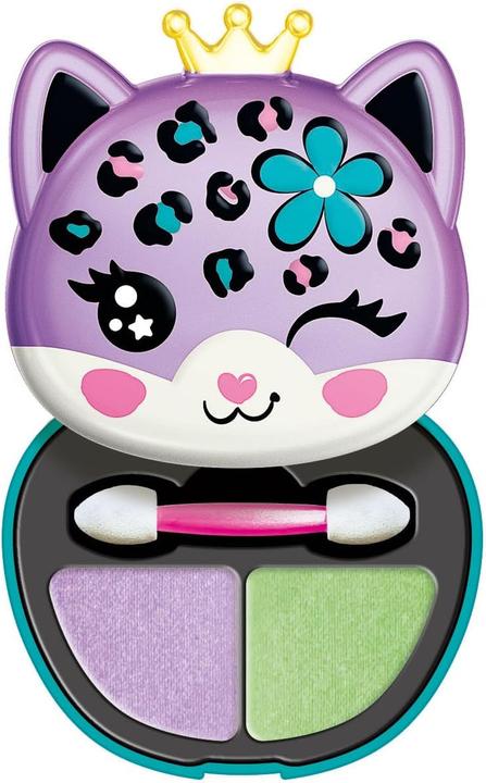 Actual product image Clementoni 18822 Crazy Chic - Lovely Eyeshadow: Leopard - Eyeshadow make-up, safe and hypoallergenic