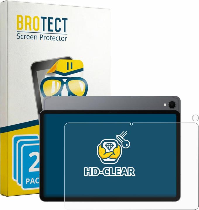 Produktbild BROTECT Schutzfolie für Samsung Galaxy Tab S11 (Display+Kamera) Displayschutz Displayschutzfolie Folie Klar (2 Stk., Samsung Galaxy Tab S11)