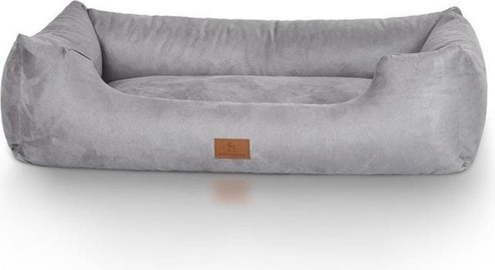 Image du produit Knuffelwuff Lit pour chien Dreamline Velour XL, 105 x 75 cm, Gris (Chien)