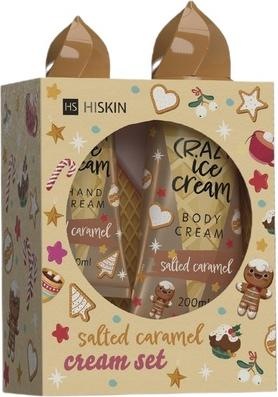 Produktbild Hiskin Hiskinset Crazy Ice Cream Handcreme und Körpercreme in gesalzenem Karamell