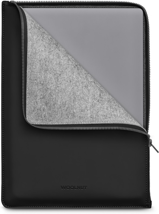 Productafbeelding Woolnut Folio met coating -suojatasku 13/14" MacBook, musta (14", Appel)
