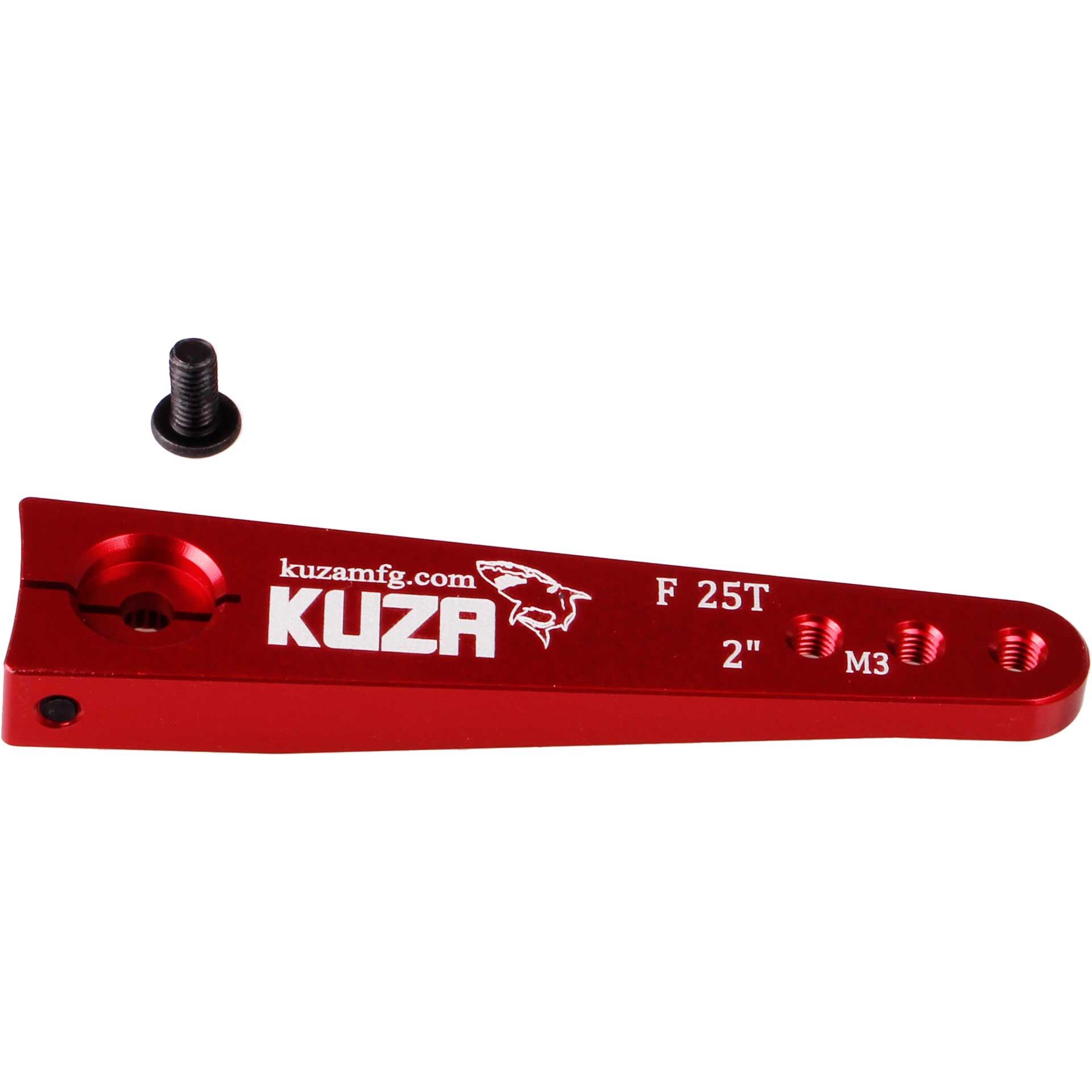 Kuza Servohebel 1-Arm Futaba 25T 51/45/39mm 2" M3 Heavy Duty V2 Aluminium