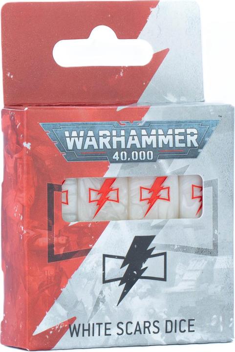Produktbild Games Workshop Warhammer 40k - White Scar Dice Set