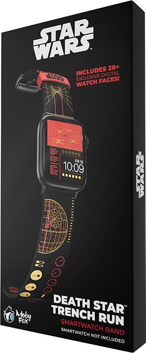 Immagine prodotto Moby Fox Bracciale Star Wars per smartwatch Death Star Trench Run (Silicone, Apple Watch)