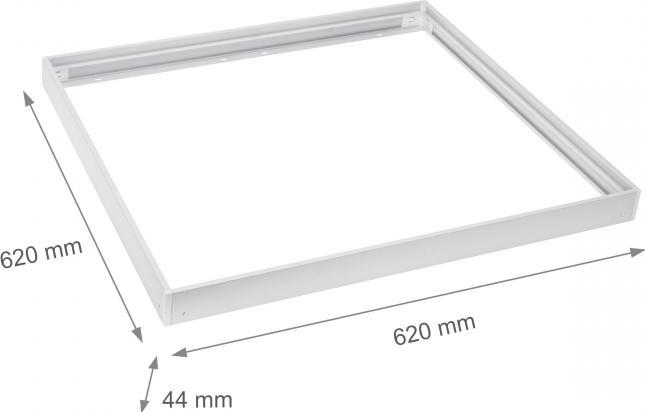 Produktbild Einbaurahmen für LED-Panel Algine 620x620mm weiss