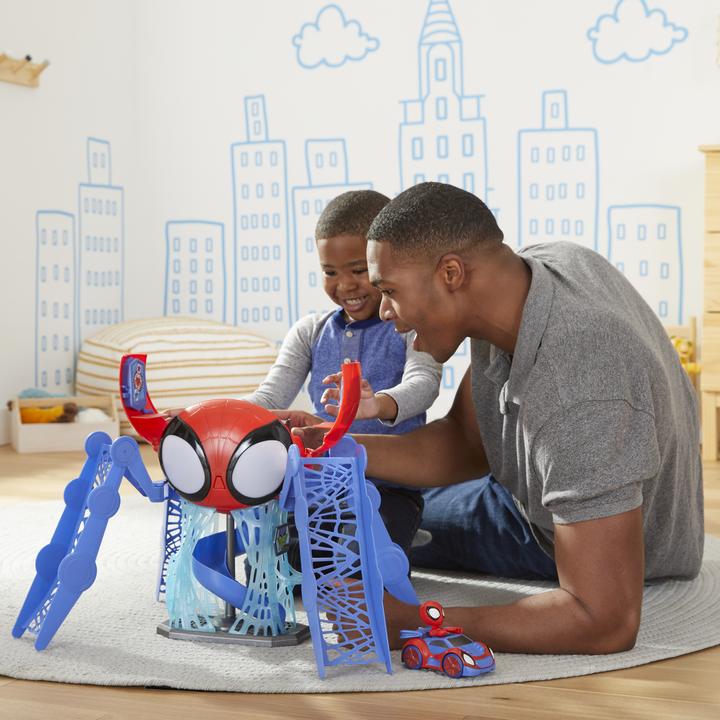 Actual product image Hasbro Spidey and His Amazing Friends Web-Quarters Playset