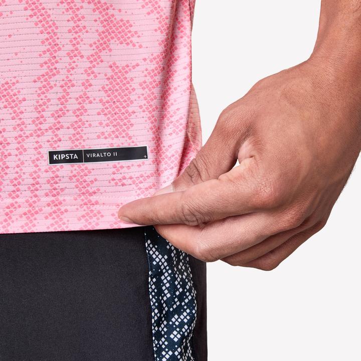 Produktbild Kipsta Damen/Herren Fussball Trikot kurzarm - Viralto II Snake rosa/schwarz (S)