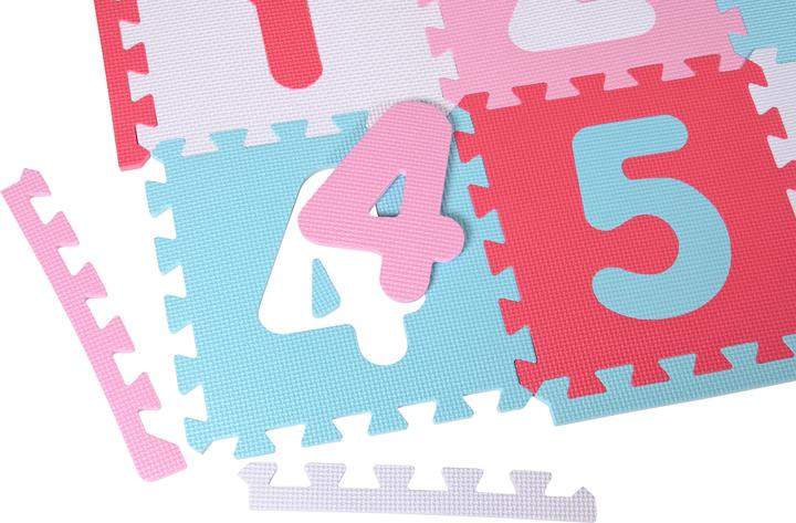 Image du produit Knorrtoys Puzzlematte - "Alphabet + Zahlen" pink-rosa (180 x 180 x 1 cm)