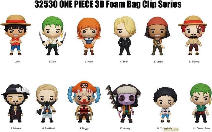 Image du produit Monogram Int. One Piece 3D PVC-Taschenanhänger Netflix Series 1 Display (24)