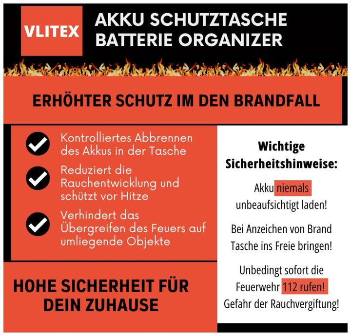Productafbeelding Vlitex Akku Sicherheitsbox L (4.99 l)