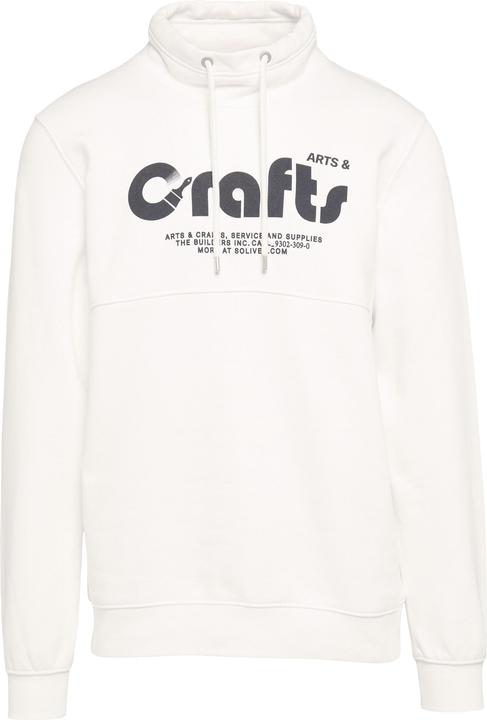 Produktbild S.Oliver Sweatshirt Sweatshirt mit Frontprint und Snood-Kragen (M)