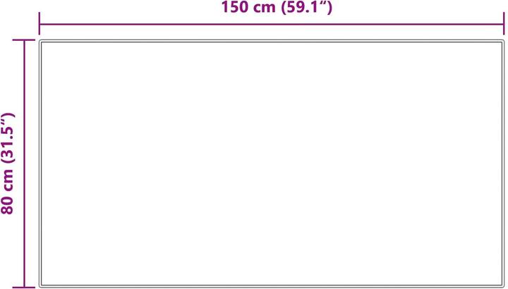 Actual product image vidaXL Wohnzimmerteppich (80 x 150 cm)