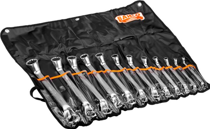 Actual product image Bahco Double ring spanner set, deep offset, 12-edge, metric, 12 pcs (32 mm)
