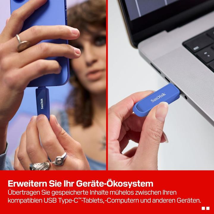 Immagine prodotto SANDISK Phone Drive USB-C Maritime Blue 512GB (512 GB, USB-C)